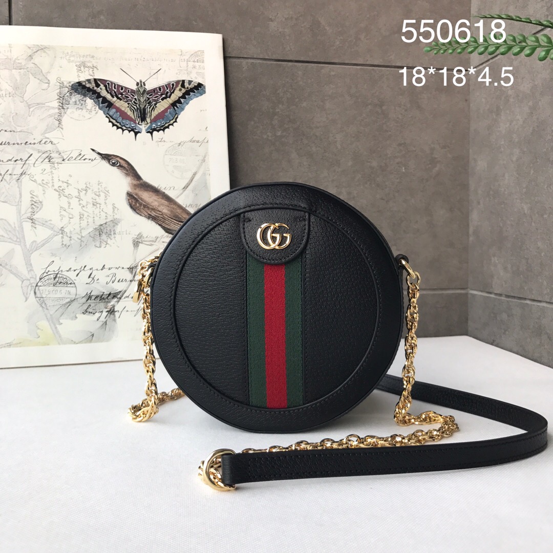 구찌 라운드 숄더백 550618 BG-GC