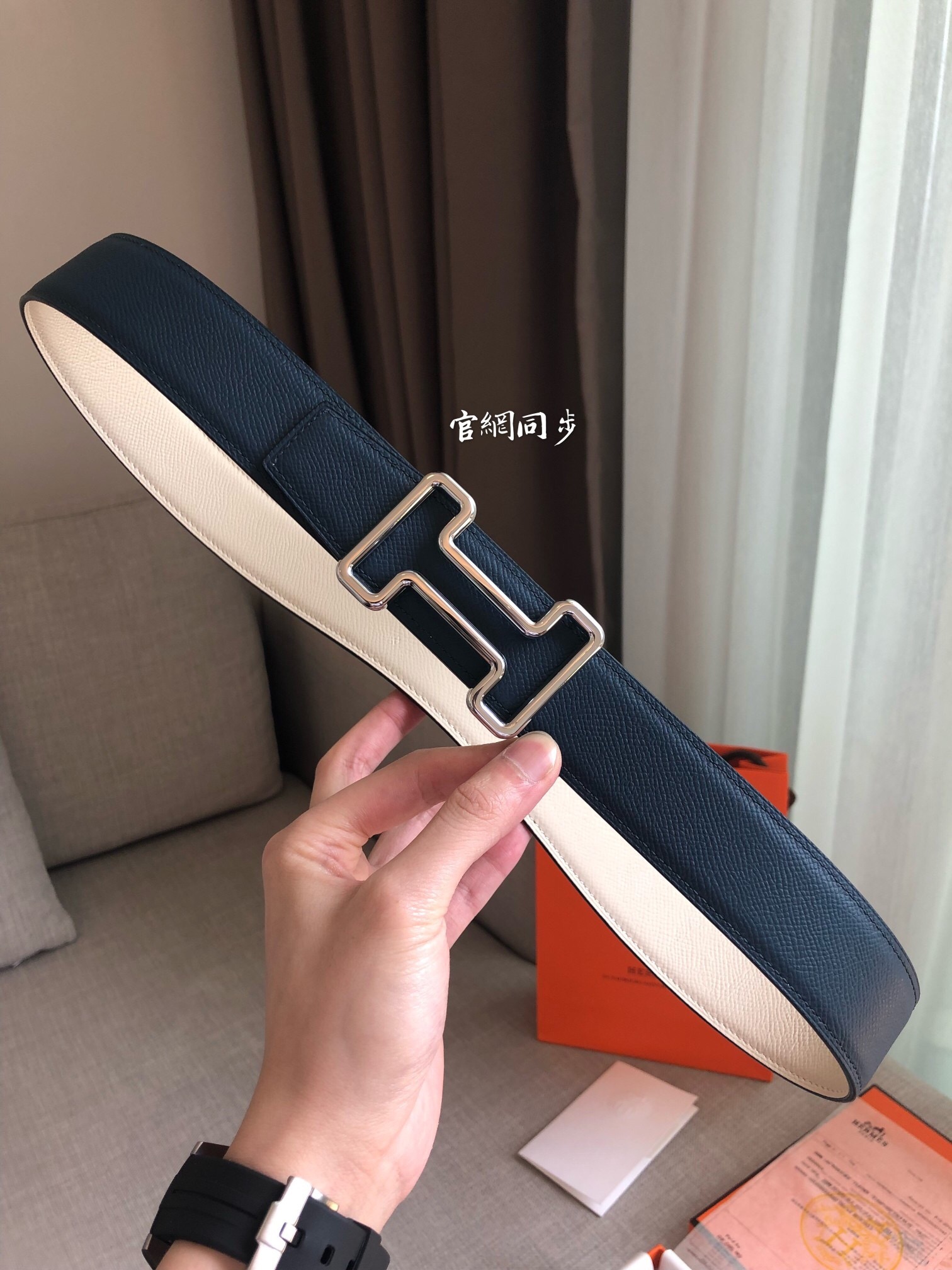 에르메스 2022 남성용 벨트 HM017 BT1