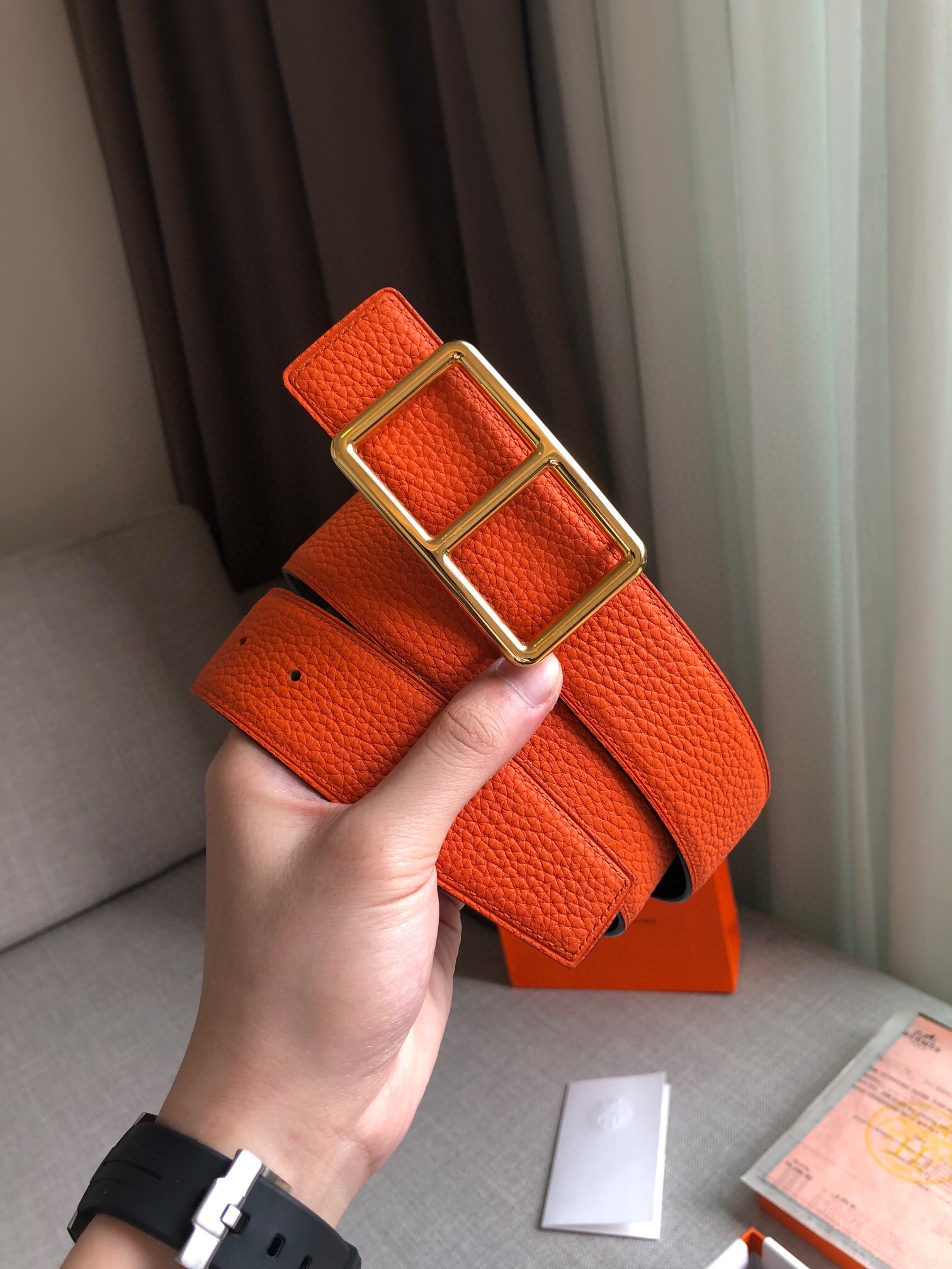 에르메스 2022 남성용 벨트 HM018 BT1