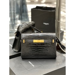 생로랑 MANHATTAN 스몰 사첼백 lack가죽 675626 ZP