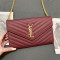 생로랑 모노그램 체인 숄더백 월렛 크로스백 377828 ZP