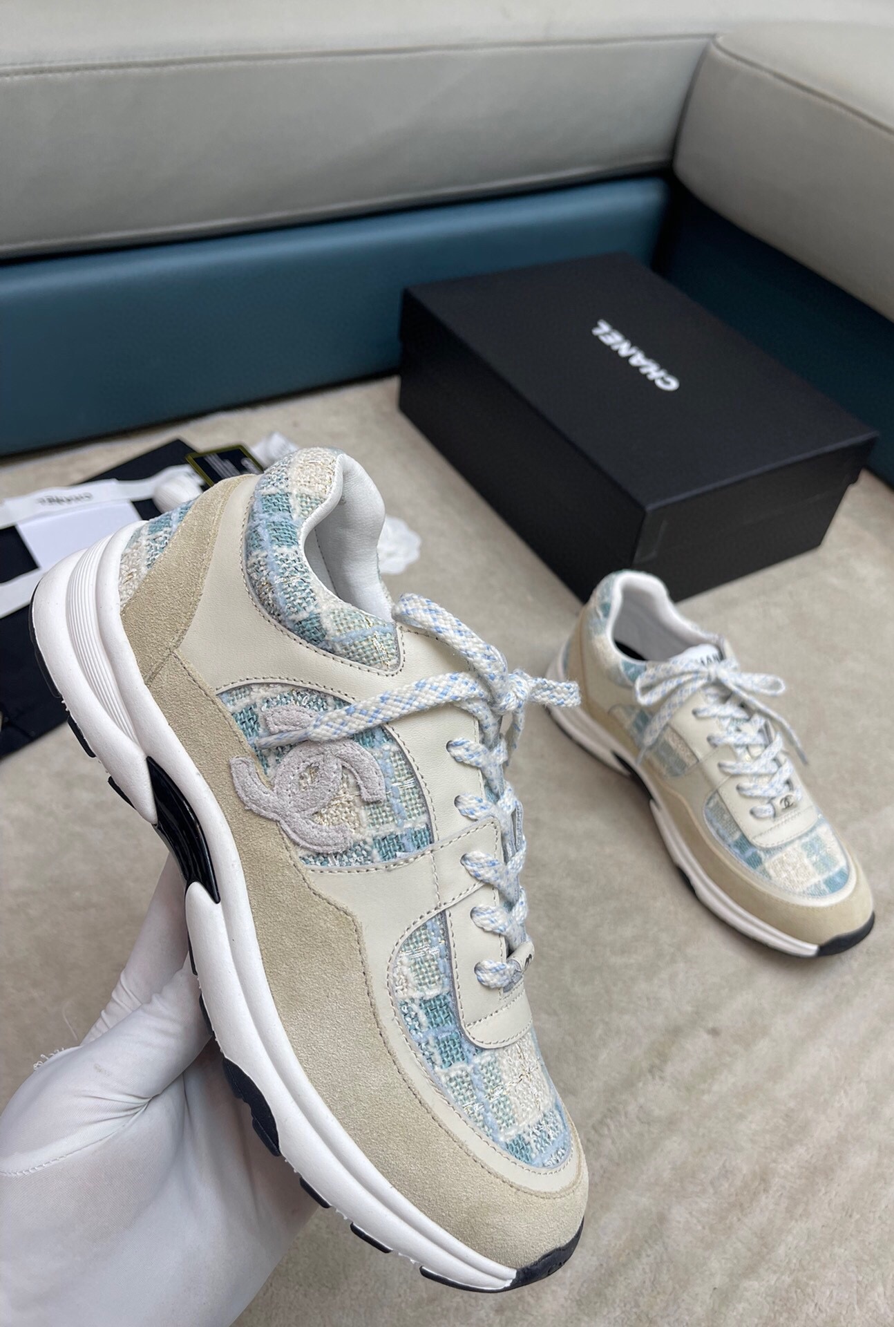 샤넬 2024 여성용 스니커즈 WA3123 SH-D