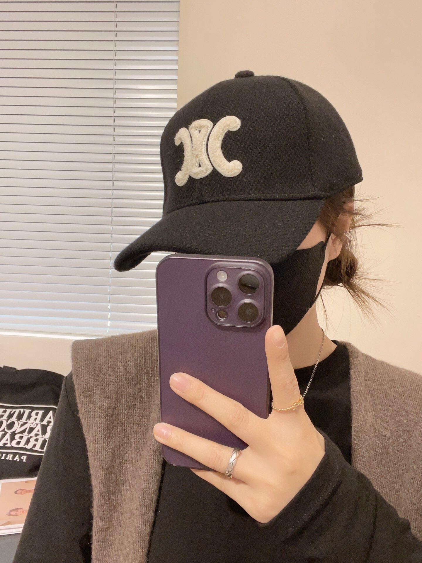 셀린느 남여공용 볼캡 모자 SN874 GT