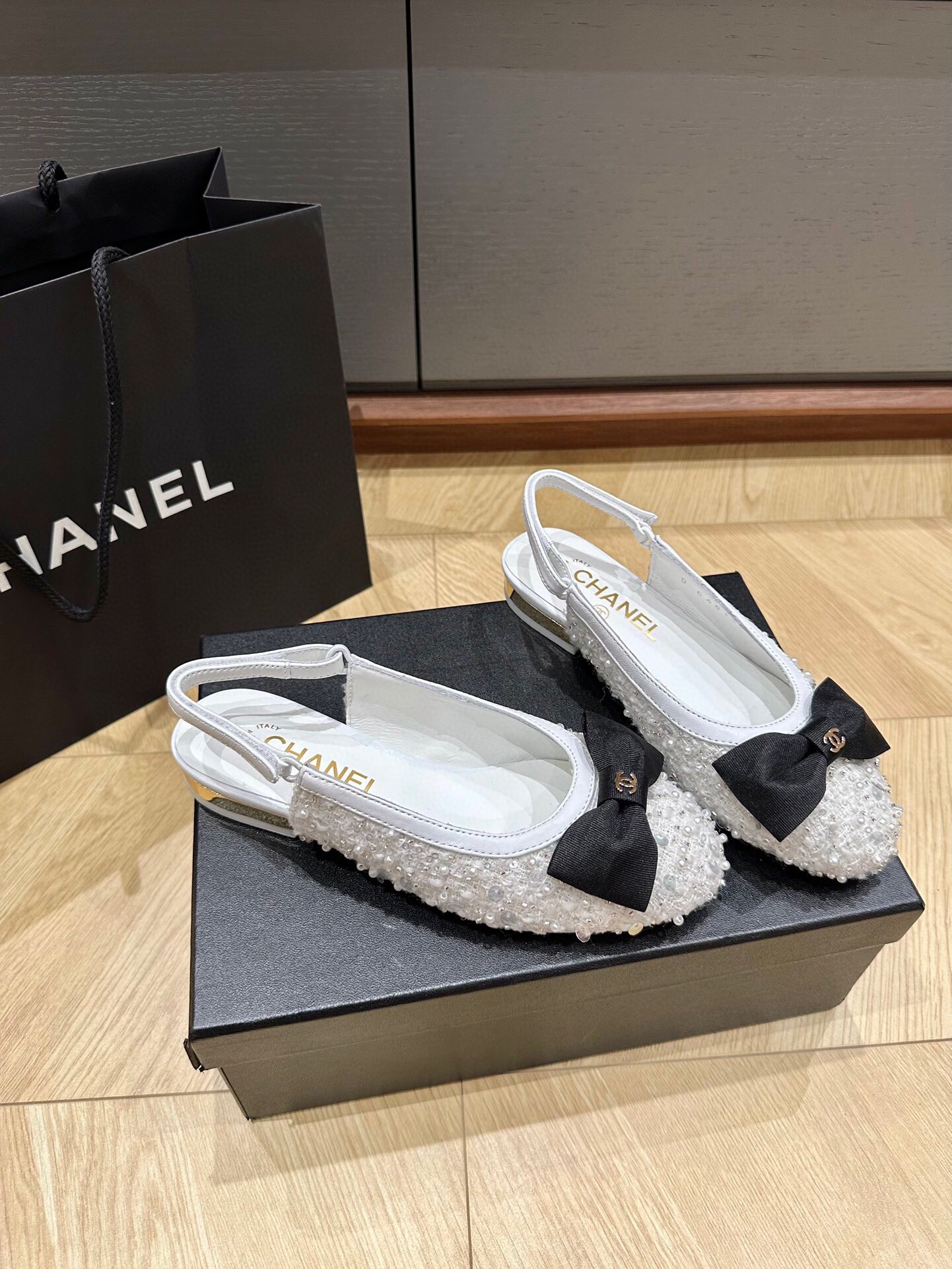 샤넬 2024 여성용 슬링백 펌프스 WA3284 OS