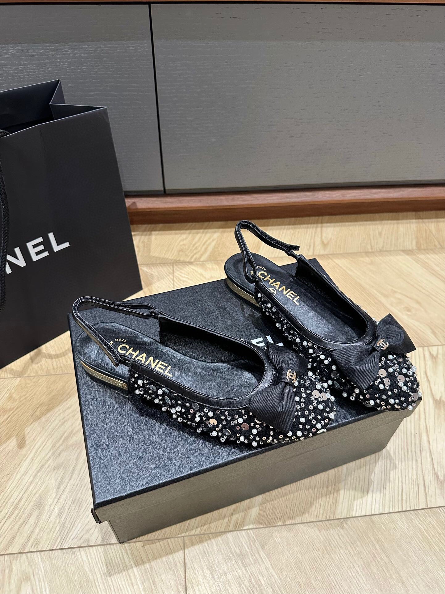 샤넬 2024 여성용 슬링백 펌프스 WA3285 OS