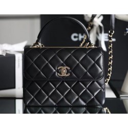 [홍콩명품.CHANEL] 샤넬 트렌디 CC 탑 핸들 스몰 플랩백   A92236