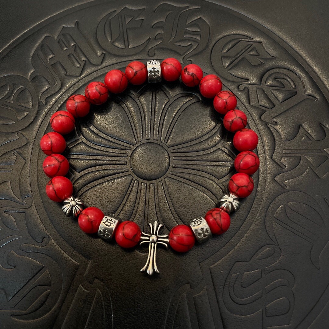 크롬하츠 24SS 로고 마노 팔찌 SN983 AGG