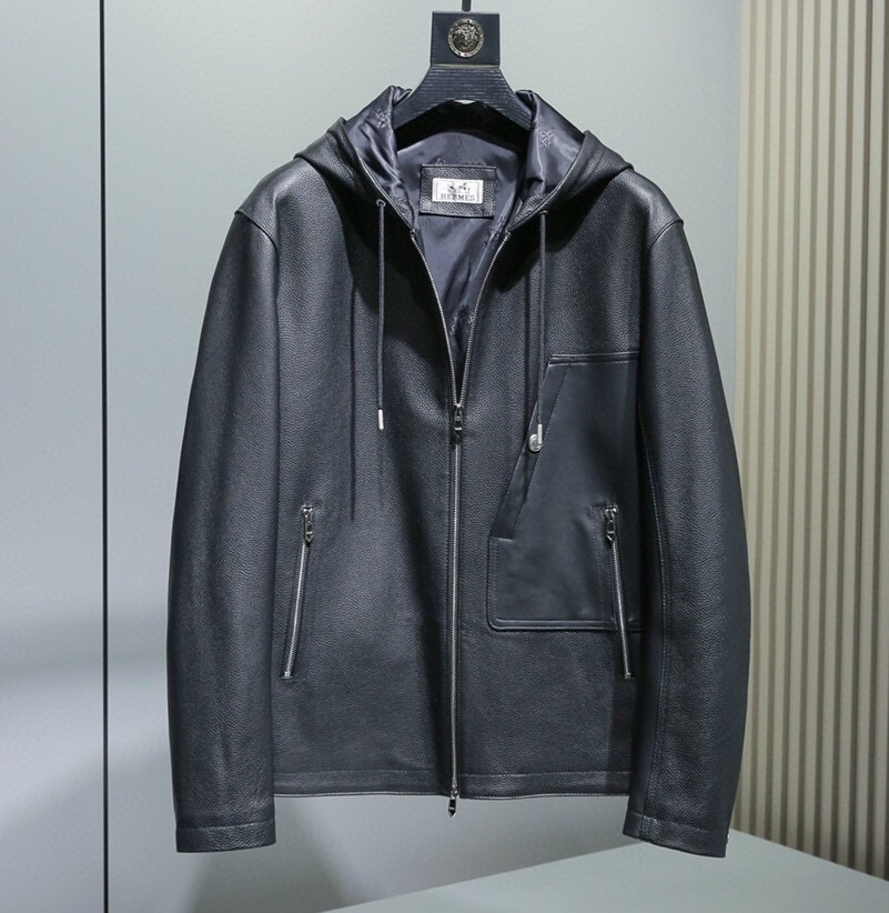 에르메스 2024 남성용 송아지가죽자켓 HM279 YB
