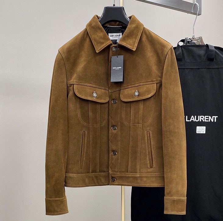 생로랑 2024 남성용 양가죽자켓 YSL056 HD