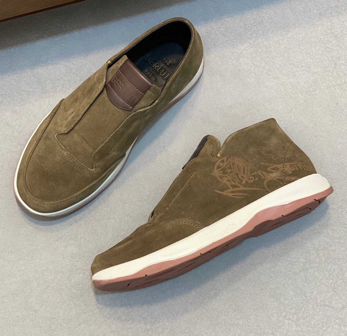 벨루티 2024 남성용 스니커즈 BL104 SH-E