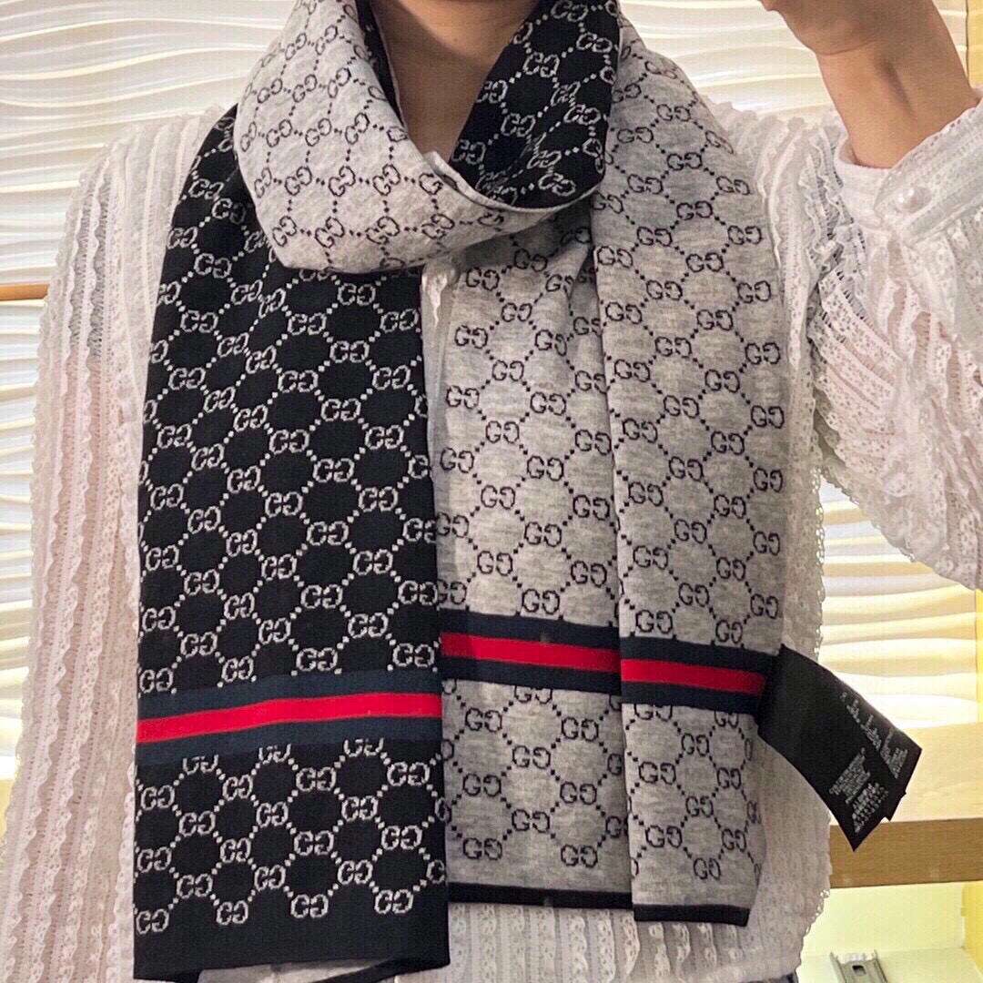 구찌 캐시미어 스카프 SN1030 SG1_A