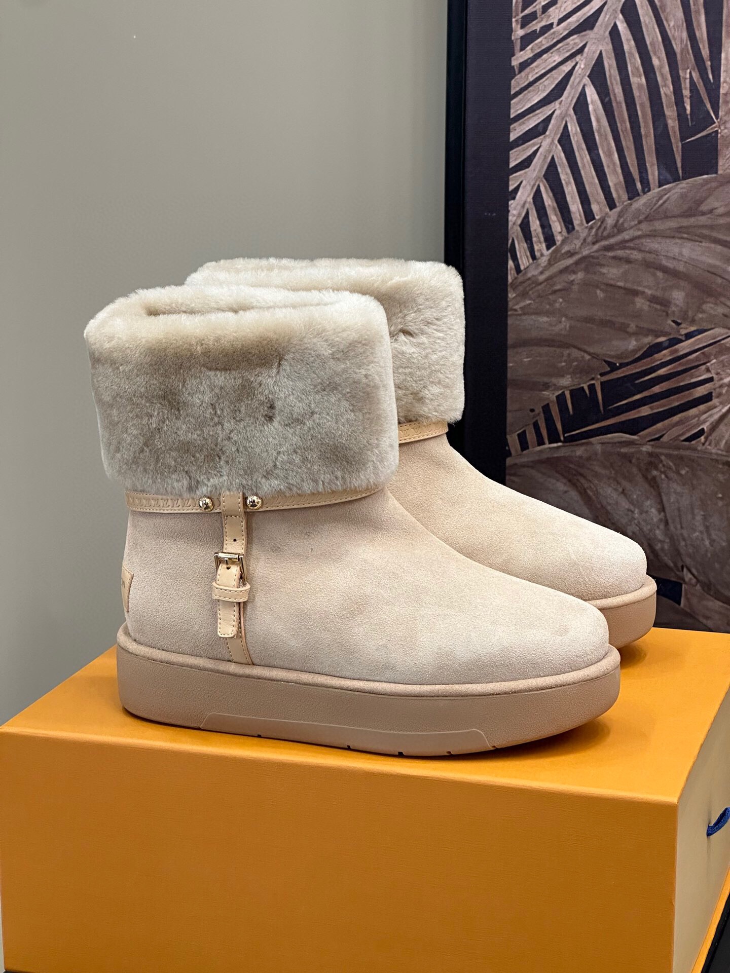 루이비통 2024 여성용 울 부츠 WA4510 DN