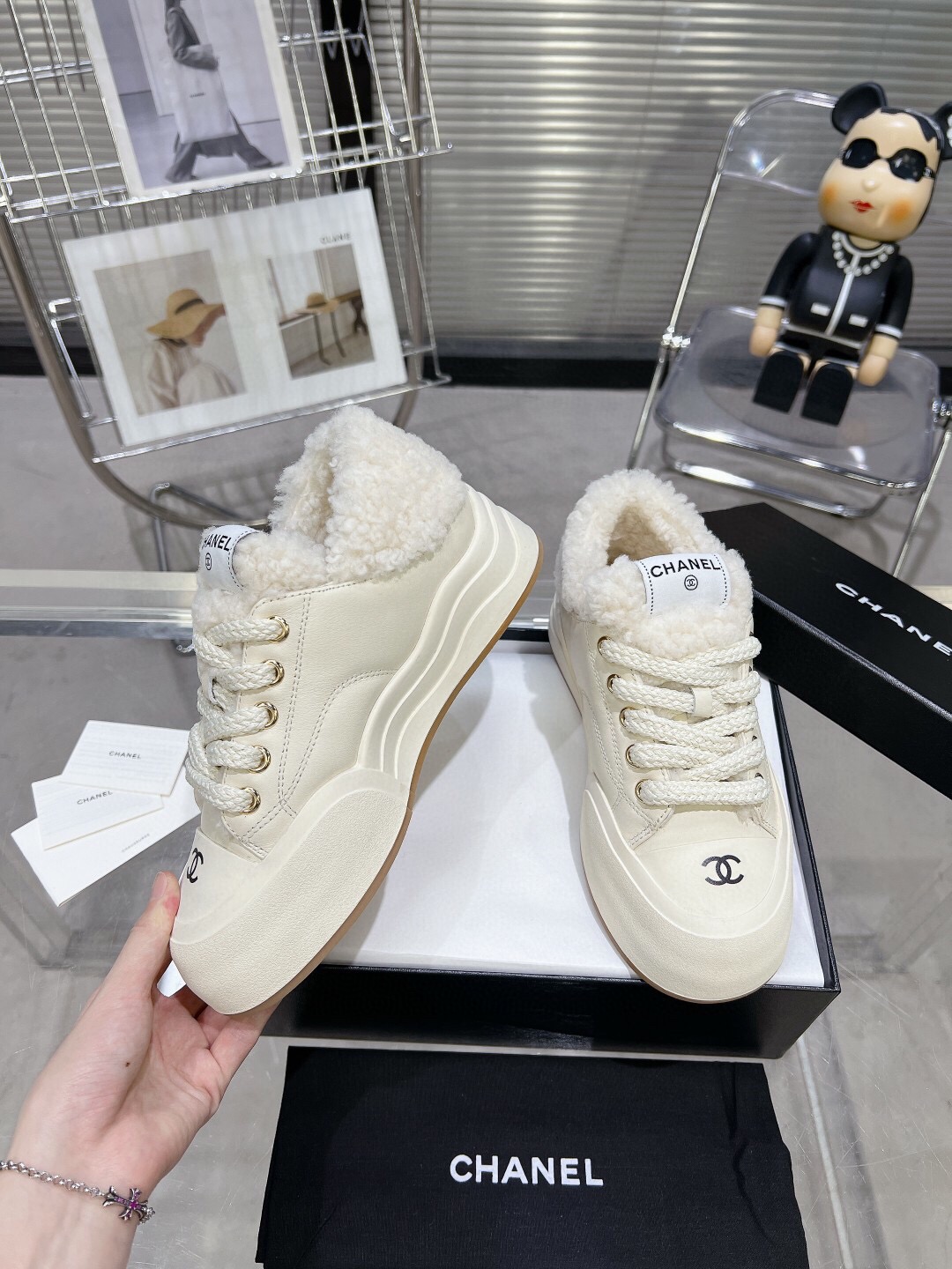 샤넬 2024 여성용 롱부츠 WA4883 DN