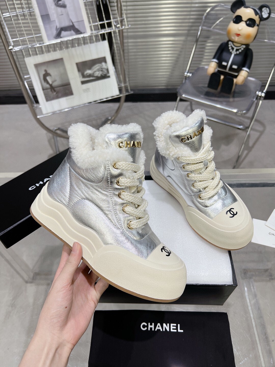 샤넬 2024 여성용 하이탑 WA4885 DN