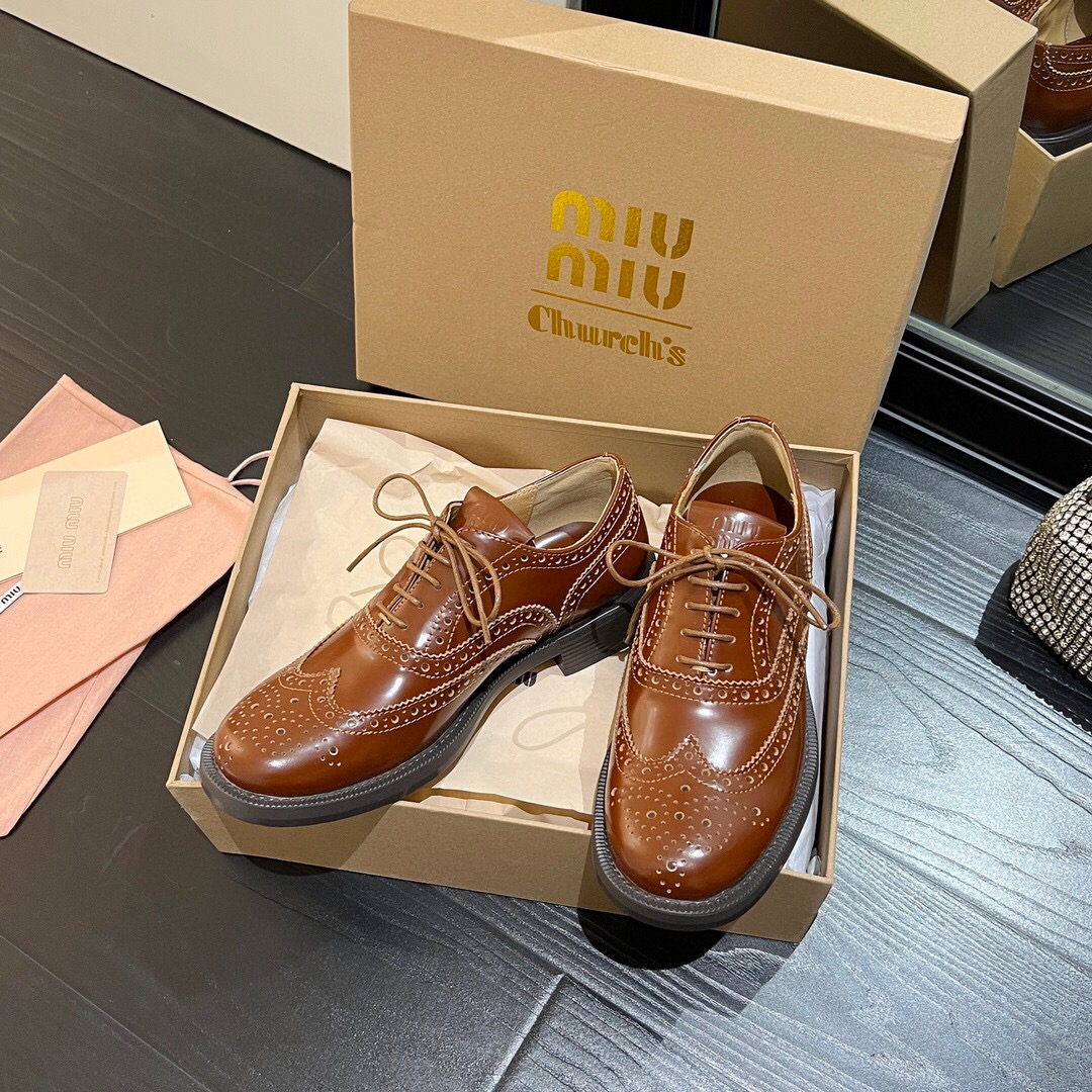 미우미우 2024 여성용 로퍼 WA4918 DN