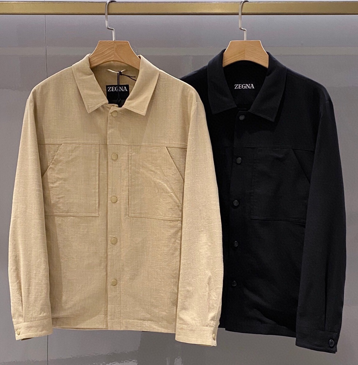 제냐 2025 남성용 셔츠 2 컬러 ZN460 HD