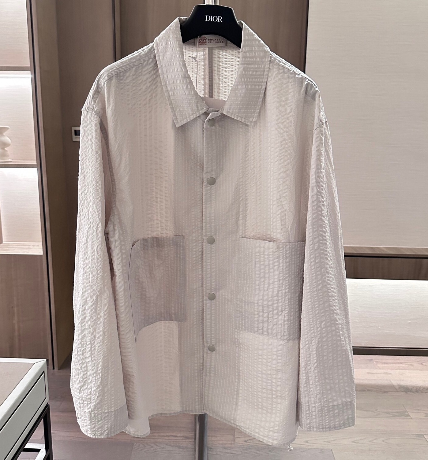 브루넬로 쿠치넬리 2025 남성용 셔츠 BL1123 HD