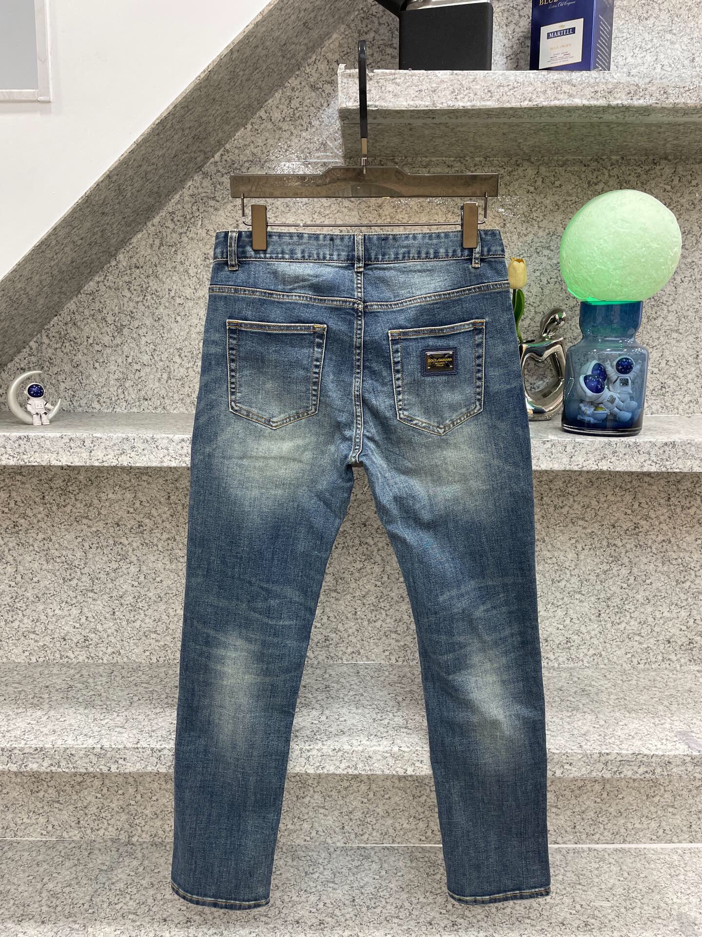 돌체앤가바나 2025 남성용 청바지 DG371 YB 스트레이트