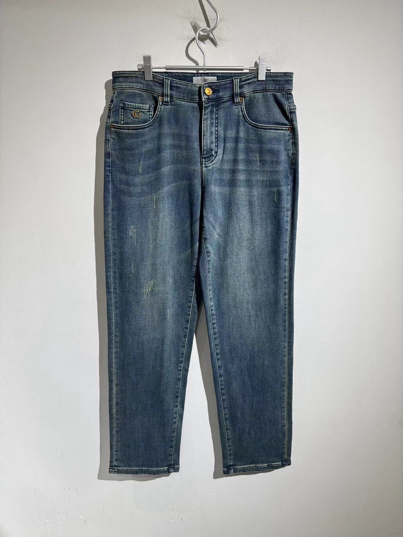 구찌 2025 남성용 청바지 GC368 HD 스트레이트