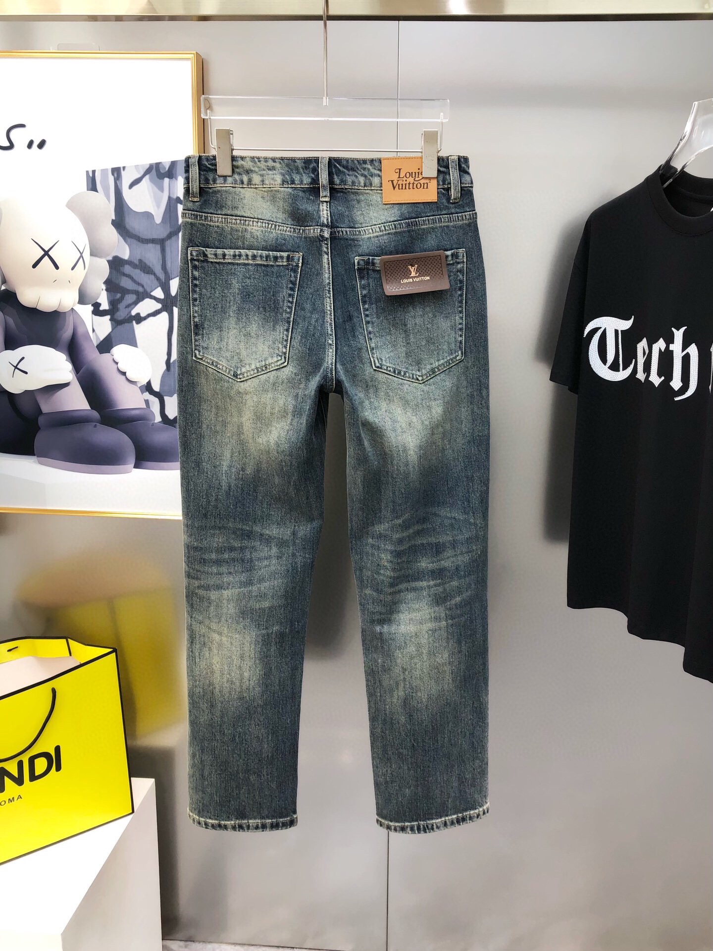 루이비통 2025 남성용 청바지 LV1616 PD 스트레이트