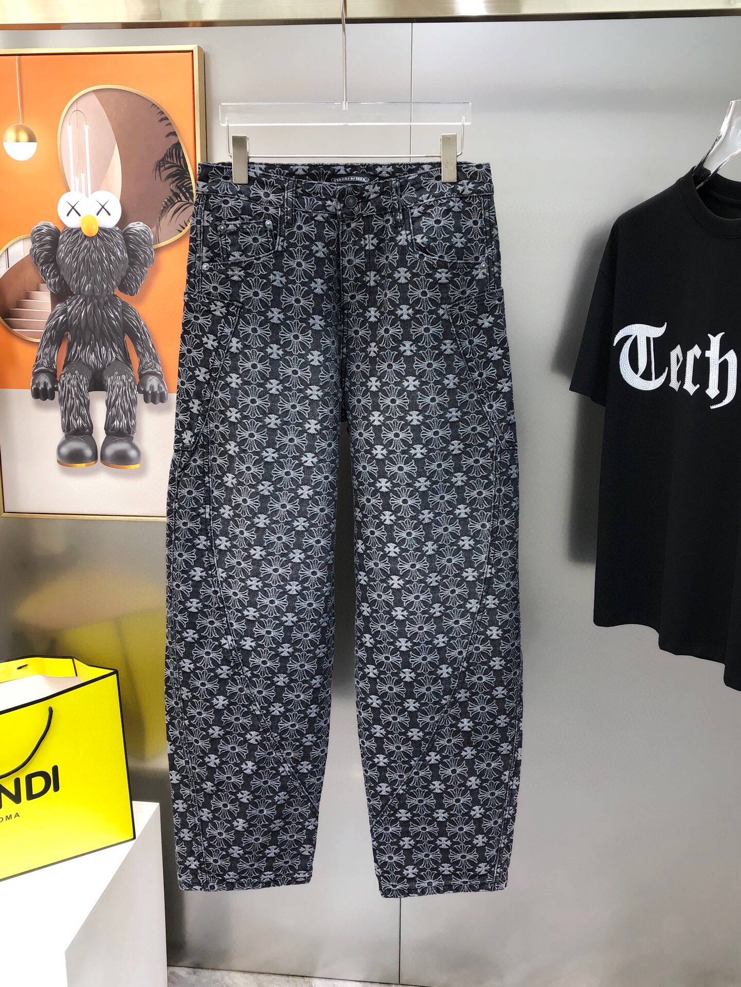 크롬하츠 2025 남성용 청바지 GC172 PD 스트레이트