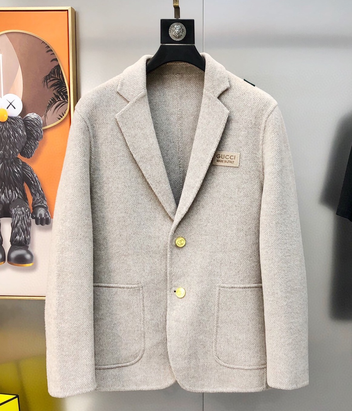 구찌 2025 남성용  캐시미어 수트자켓 GC345 PD