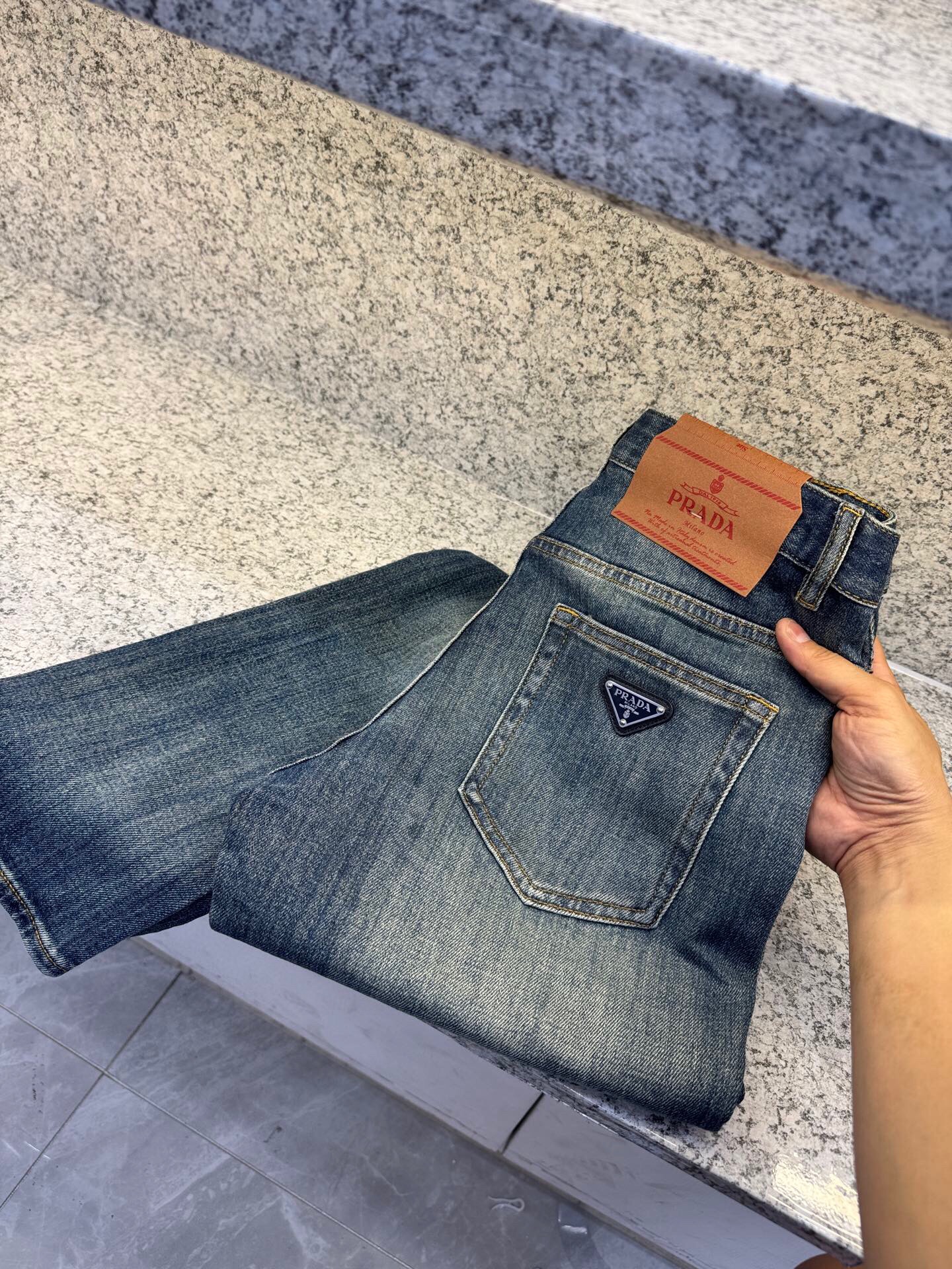 프라다 2025 남성용 청바지 PD1185 YB