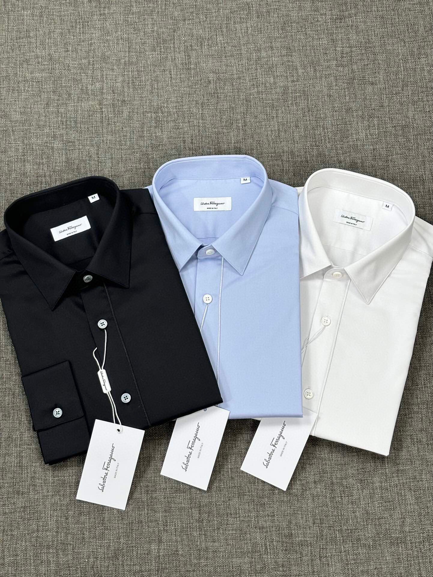 페레가모 2025 남성용 셔츠 3컬러 FG062 YB
