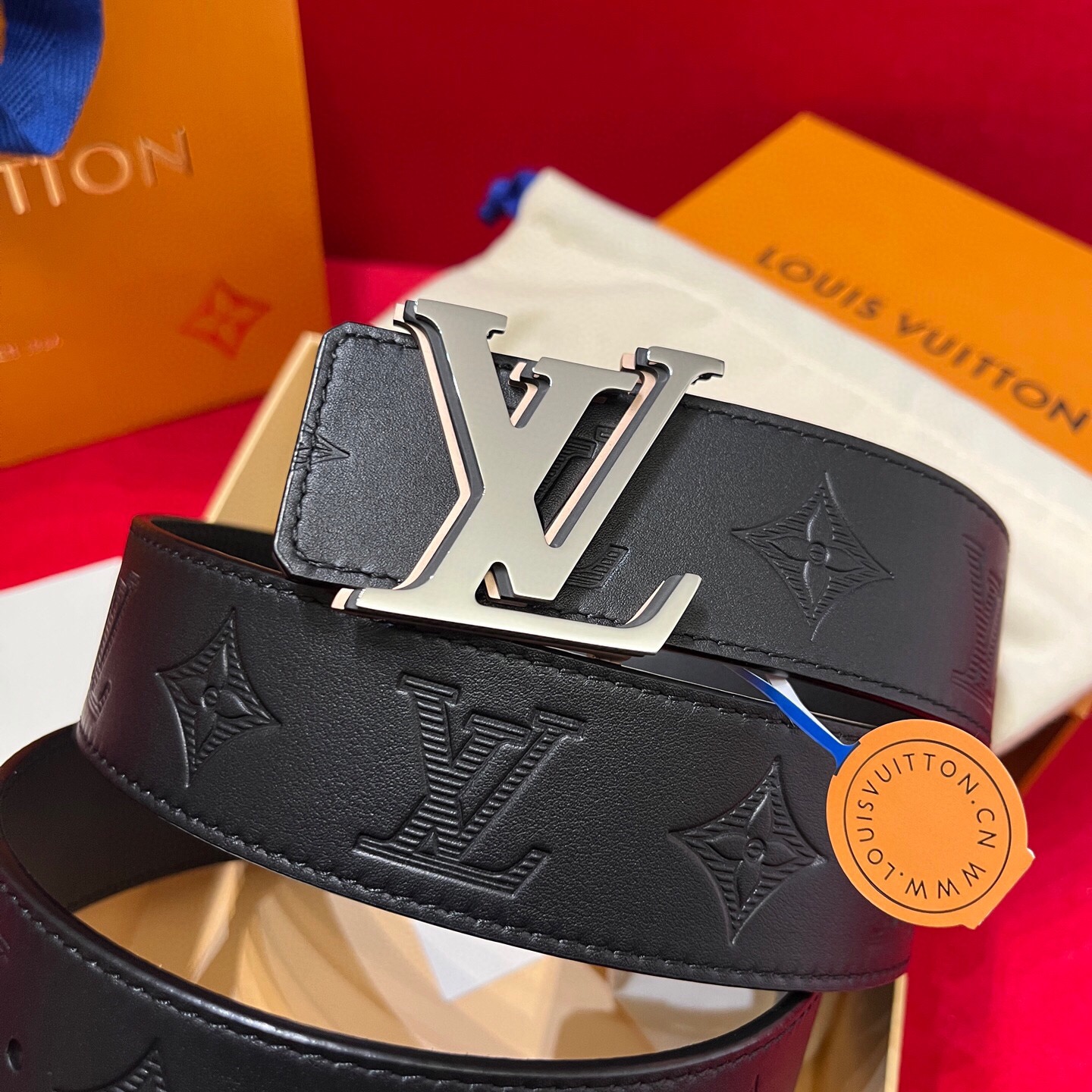루이비통 2025 남성용 벨트 LV140 GD