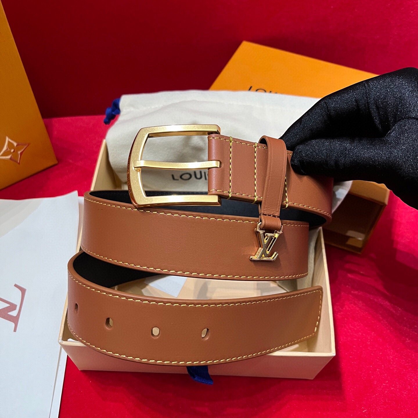 루이비통 2025 남성용 벨트 LV169 GD