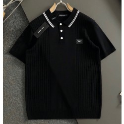 돌체앤가바나 2025 남성용 니트 반팔티 DG381 YB