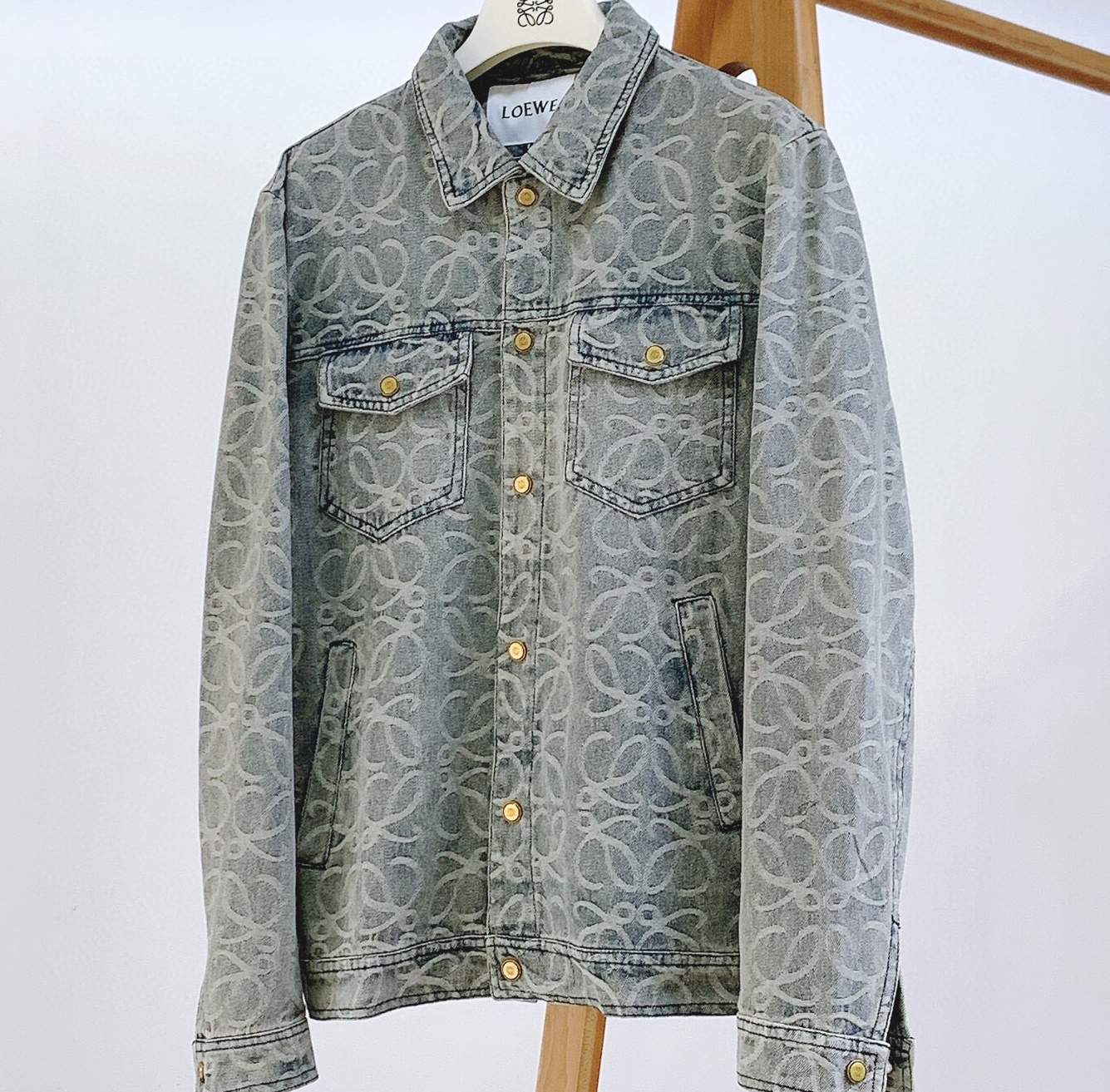 로에베 2025 남성용 청자켓 LE345 PD