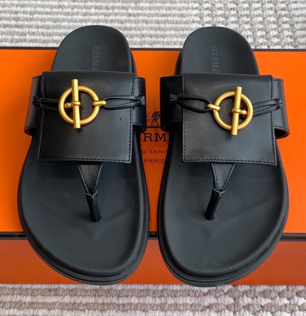 에르메스 2025 남성용 슬리퍼 HM414 DN