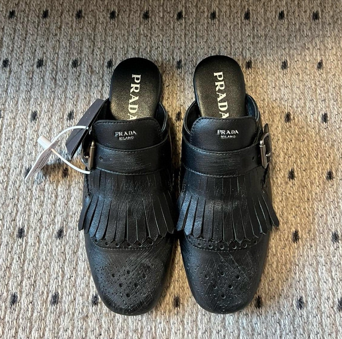 프라다 2025 여성 플랫 슬리퍼 WA5402 DN