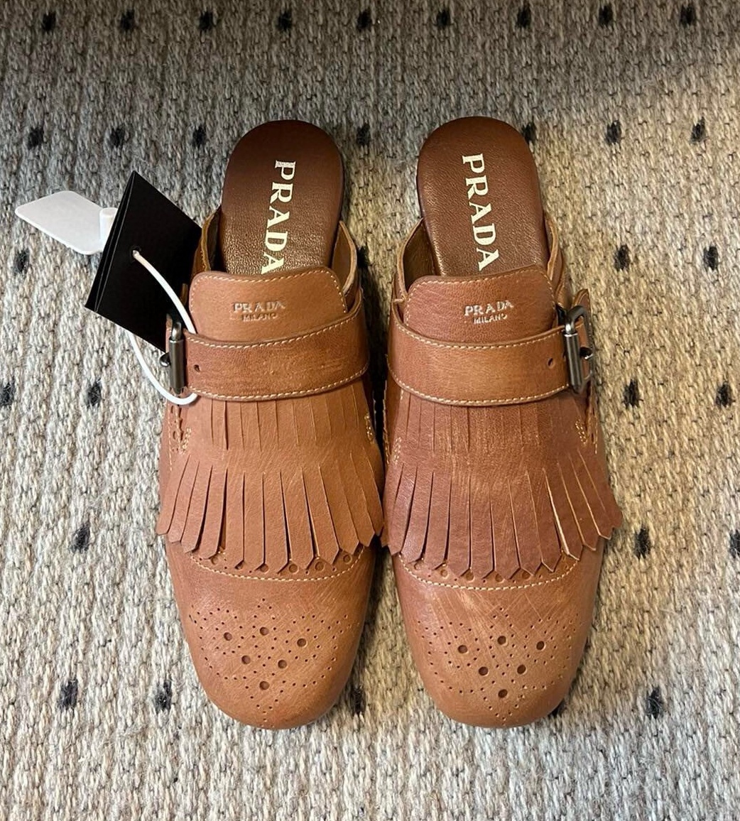 프라다 2025 여성 플랫 슬리퍼 WA5404 DN