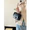 [홍콩명품.CHANEL] 샤넬 핸들 장식의 미니 플랩 백 샤이니 램스킨 & 골드 메탈 블랙 GD