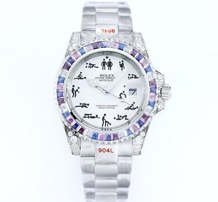 ROLEX 로렉스 롤렉스 데이저스트 40mm 화이트 다이얼, 무브타임,남자명품시계,워치,메탈시계