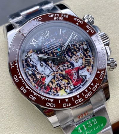 ROLEX 로렉스 롤렉스 데이토나 스테인레스 스틸 크리스티아노 호날두 CR7 다이얼, 메탈밴드