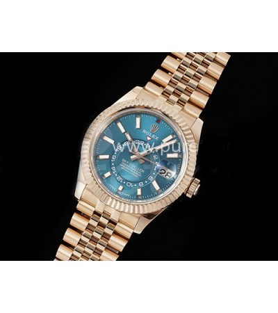 ROLEX]로렉스 롤렉스 스카이드웰러 42mm 336938 로즈골드 블루 다이얼, 남자명품시계,워치,남자,SA,명품시계,메탈밴드