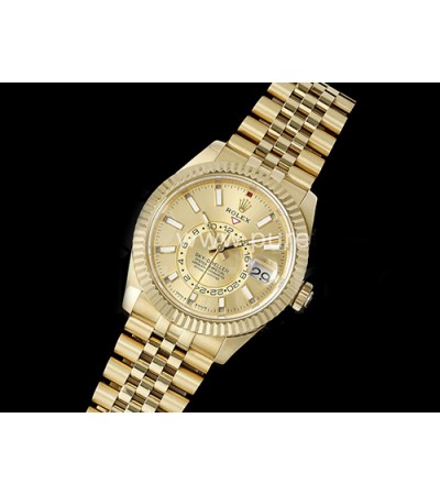 ROLEX 로렉스 롤렉스 스카이드웰러 42mm 336938 옐로우골드 다이얼, 남자명품시계,워치,남자,SA,명품시계,메탈밴드