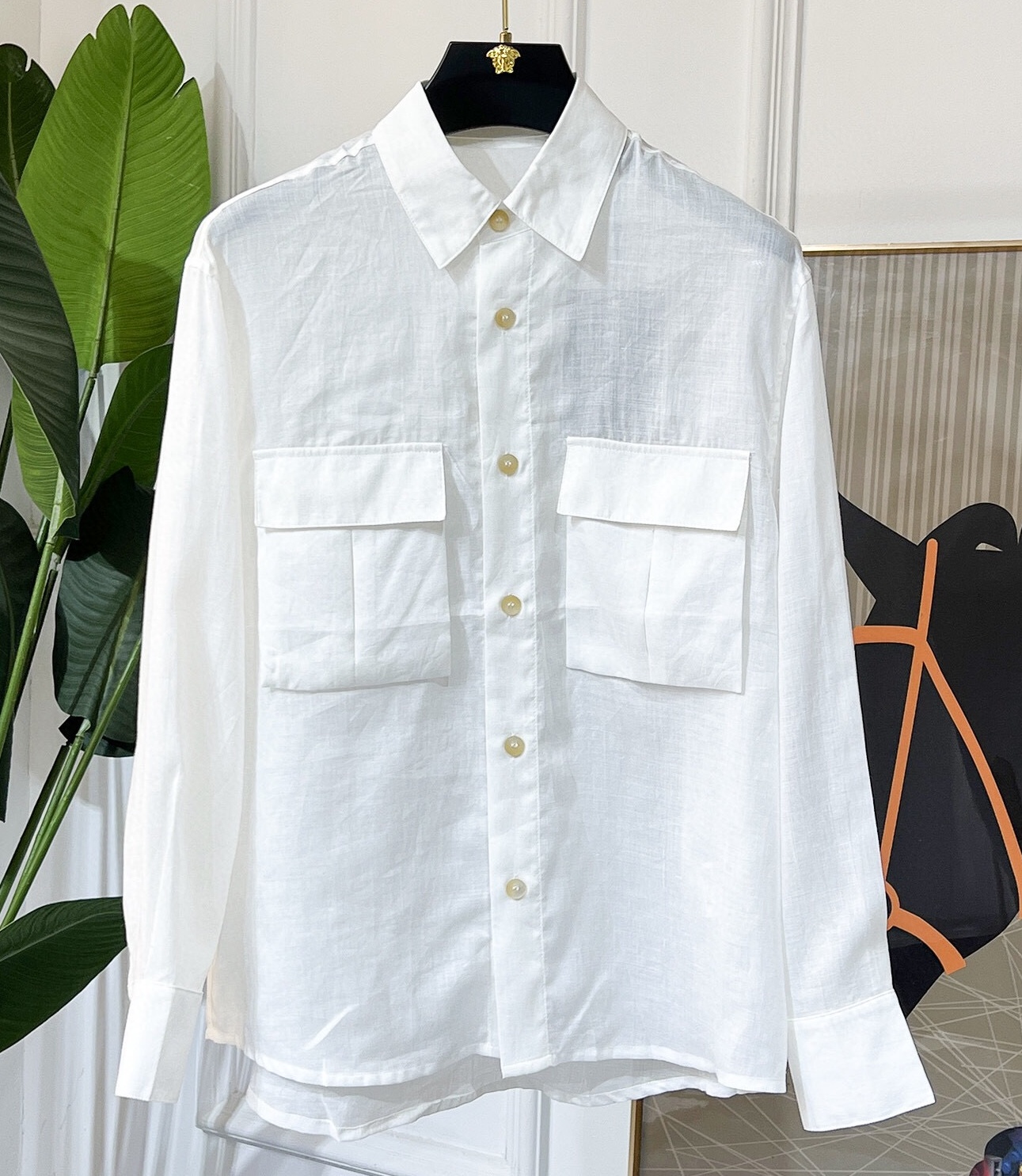 [홍콩명품.loro piana]로로피아나 2025 남성용 린넨 셔츠 LP338 PD 홍콩명품의류,구매대행,온라인명품