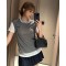 [홍콩명품.MIU MIU ] 미우미우 2025 여성용 반팔 WA5548 JS-A  홍콩명품의류,구매대행,온라인명품