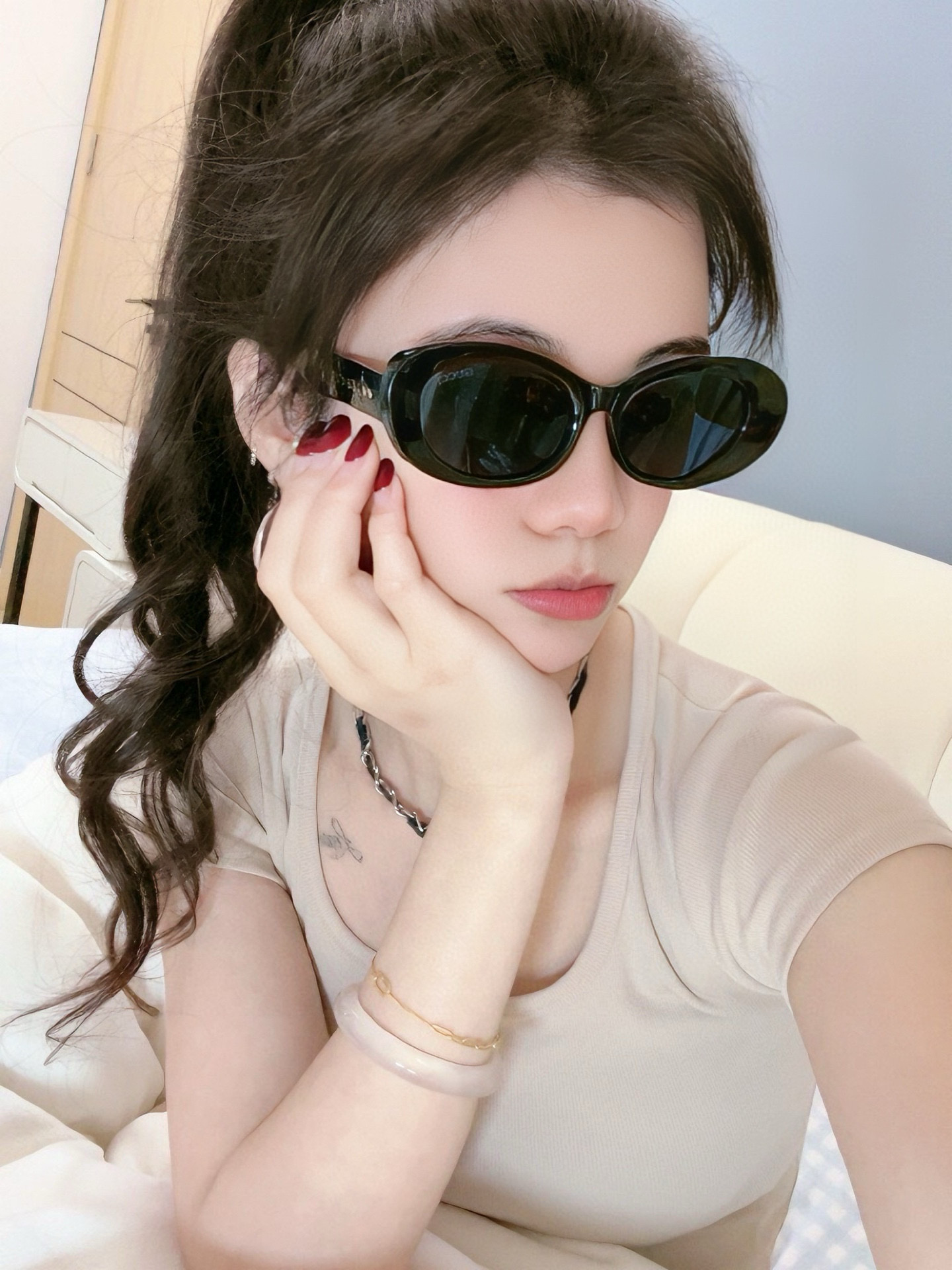 [홍콩명품.Gucci] 구찌 25SS 로고 연예인 여자 남자 선글라스 GU029 SG1-A, 홍콩명품쇼핑몰,쇼핑몰,해외직구,구매대행