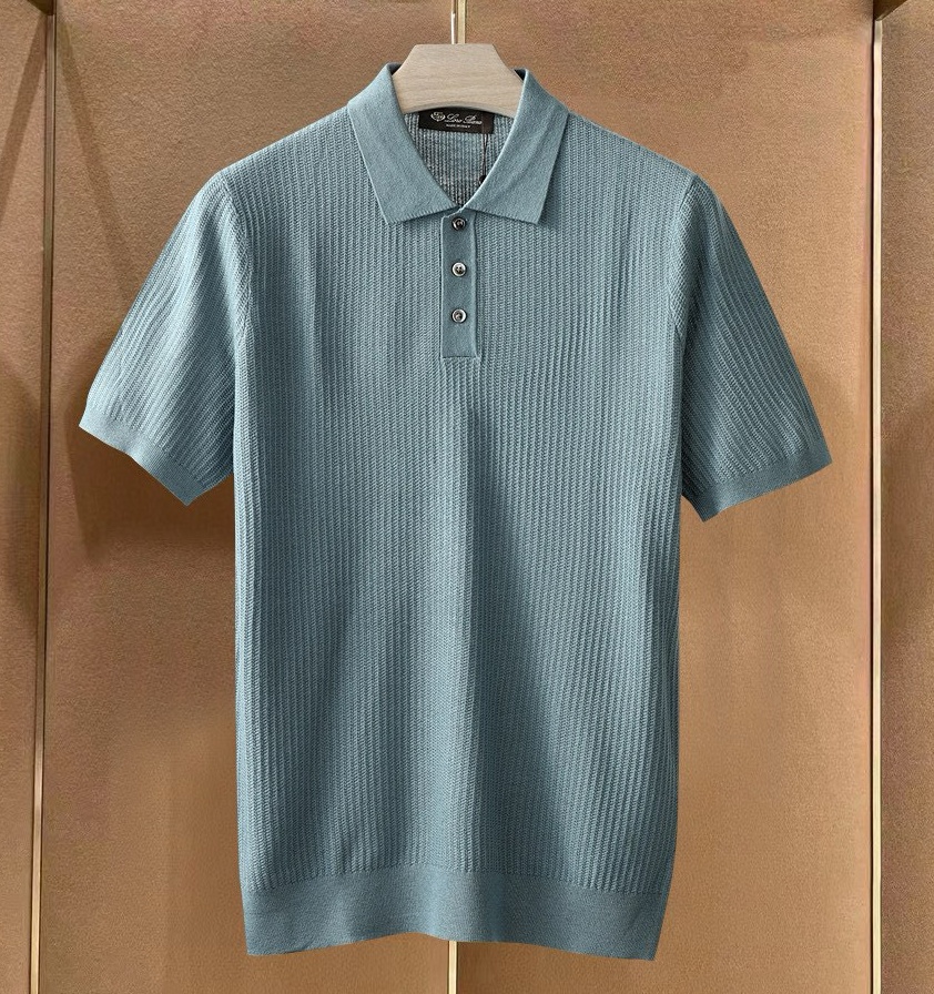 [홍콩명품.Loro Piana]  로로피아나 2025 니트반팔 , LP346 YB, 홍콩명품의류,구매대행,온라인명품