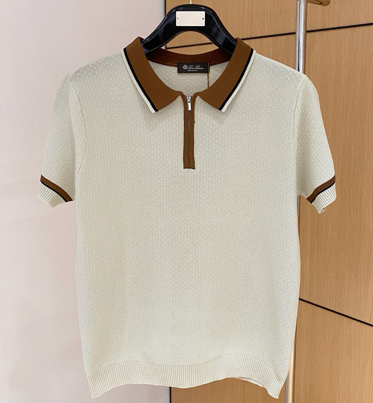 [홍콩명품.Loro Piana]  로로피아나 2025 니트반팔 , LP347 YB, 홍콩명품의류,구매대행,온라인명품