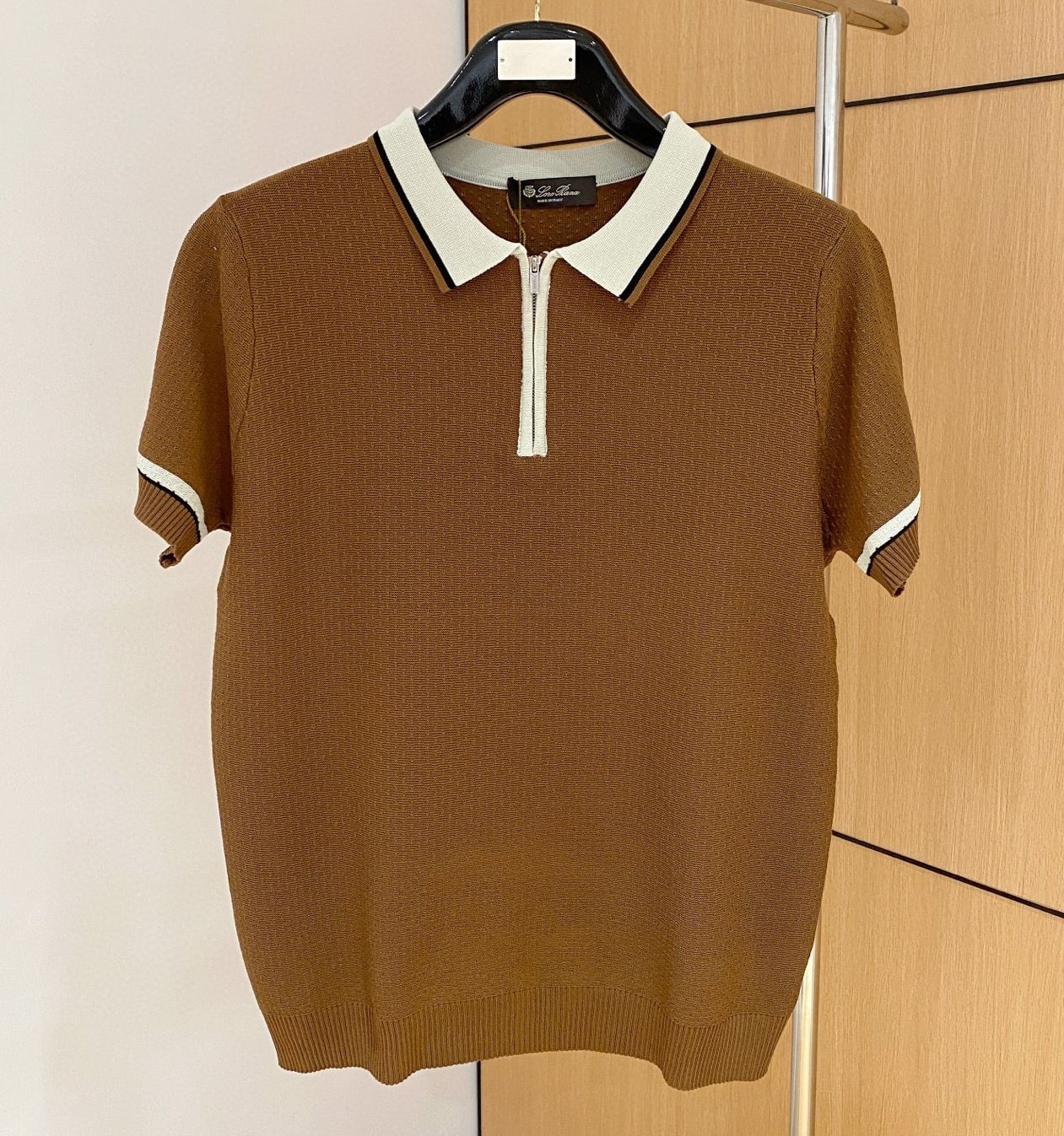 [홍콩명품.Loro Piana]  로로피아나 2025 니트반팔 , LP350 YB, 홍콩명품의류,구매대행,온라인명품