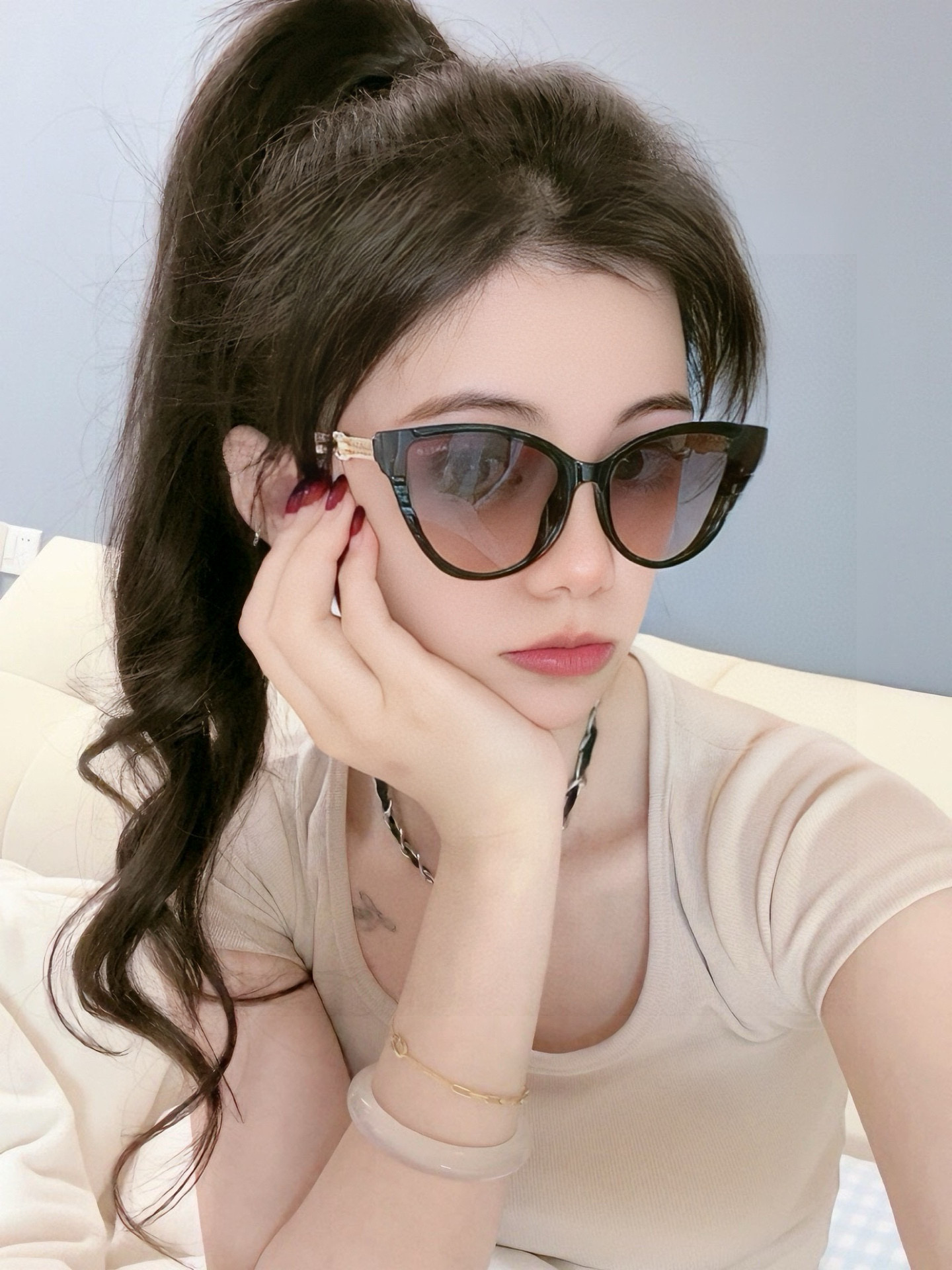 [홍콩명품.CHANEL] 샤넬 25SS 로고 연예인 여자 남자 선글라스 CH016 SG1-A 홍콩명품쇼핑몰,쇼핑몰,해외직구,구매대행