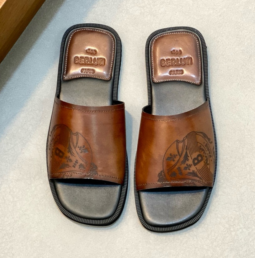 [홍콩명품.BERLUTI] 벨루티2025 남성용 슬리퍼 BL158 SH-E 홍콩명품의류,구매대행,온라인명품