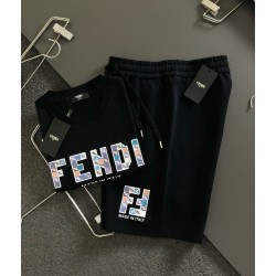 [홍콩명품,FENDI] 펜디2025 남성용 반팔티세트 FD573 YB 2컬러 홍콩명품의류,구매대행,온라인명품