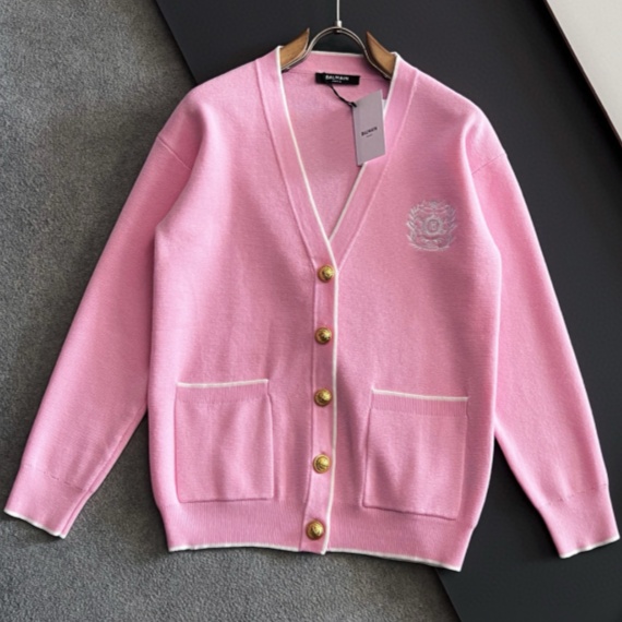 [홍콩명품.BALMAIN]  발망 2025 남성용 울 가디건 BM027 YB 홍콩명품의류,구매대행,온라인명품